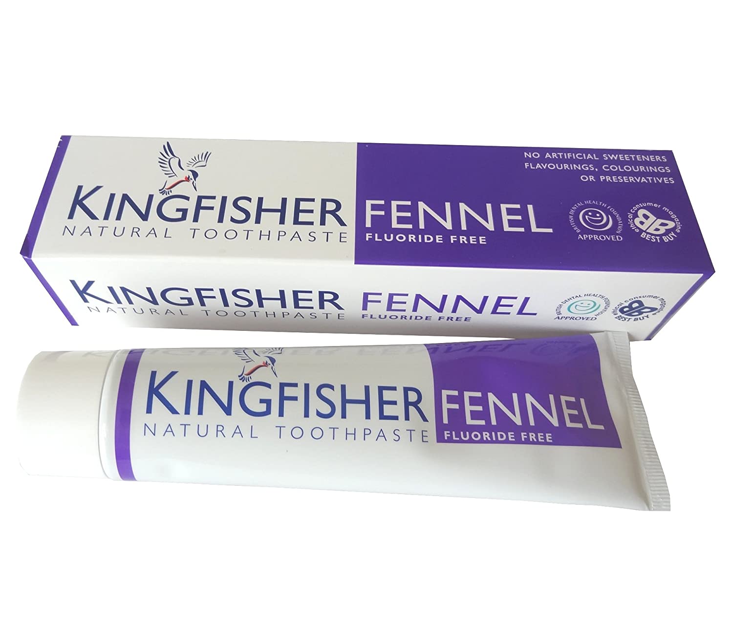 Kingfisher Toothpaste Fennel (Fluoride Free) 100ml Simillimum Health and Homeopathy